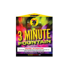 Three minute fountain